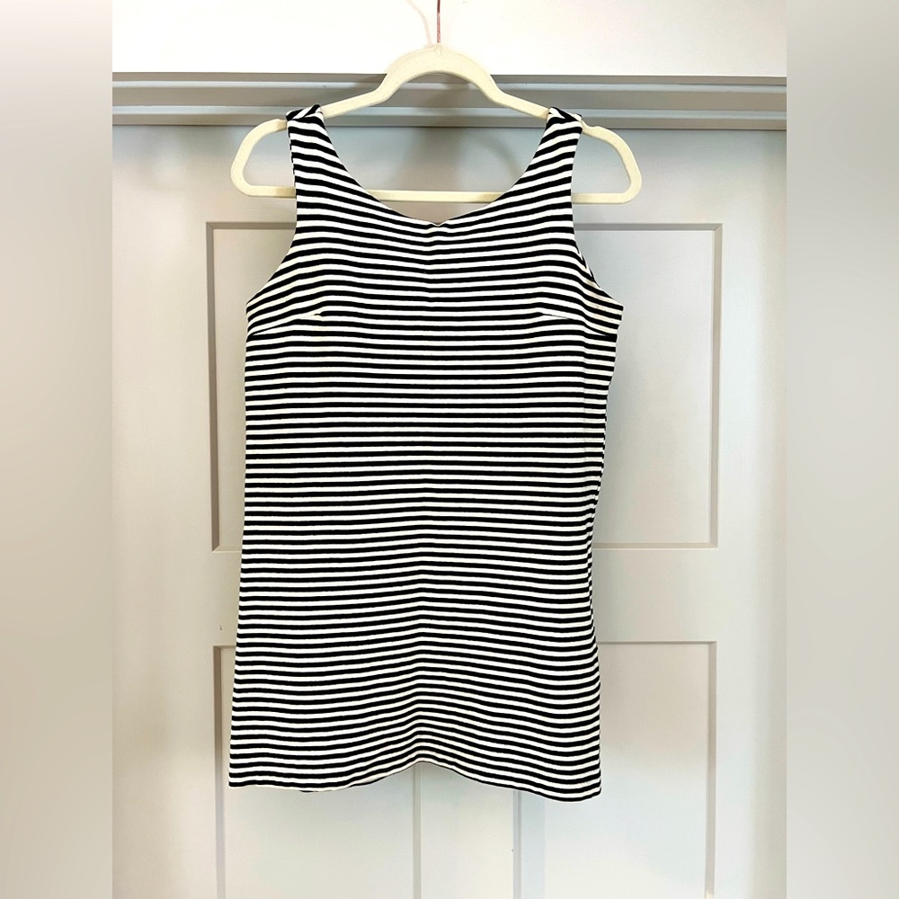 The Limited, size Small, black and white minidress.